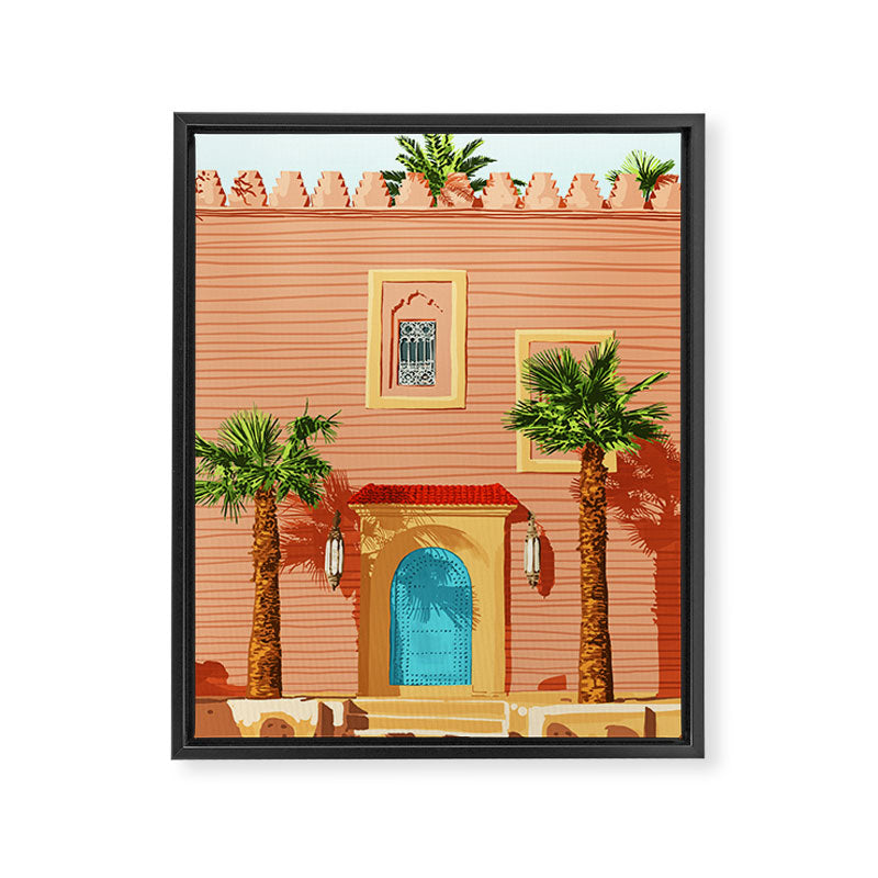The Blue Door Framed Canvas Print Gallery Image 6