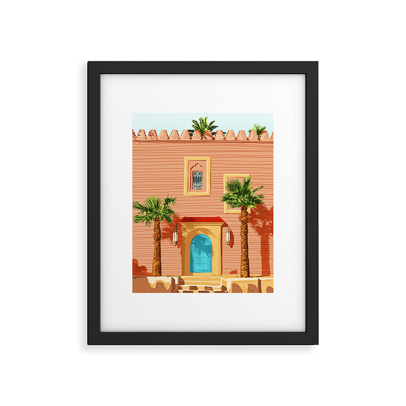 The Blue Door Framed Art Print Gallery Image 5