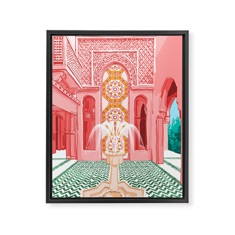 The Blush Palace Framed Canvas Print Gallery Image 6