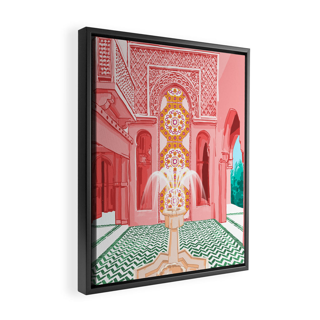 The Blush Palace Framed Canvas Print Gallery Image 2