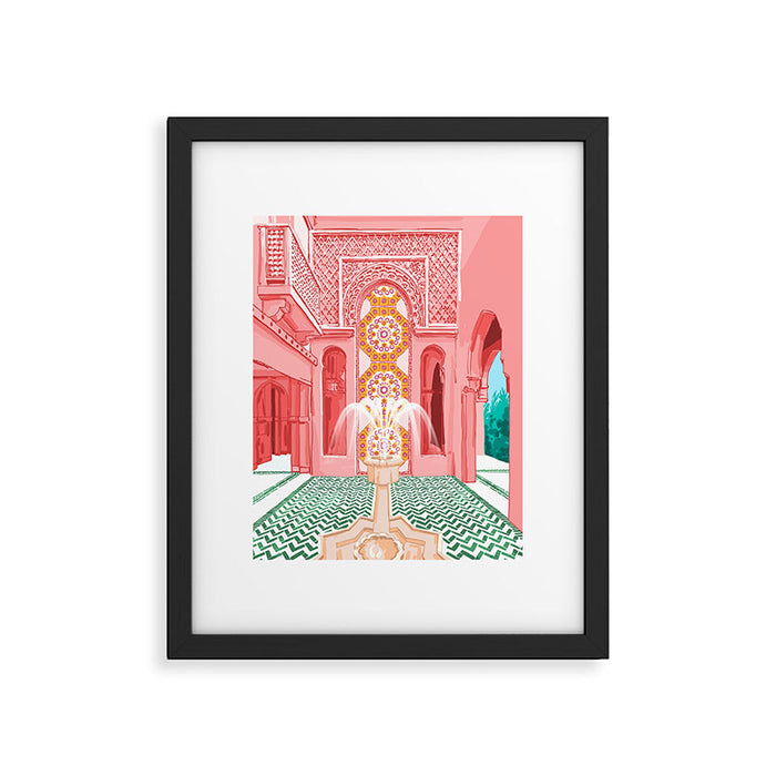 The Blush Palace Framed Art Print Gallery Image 1