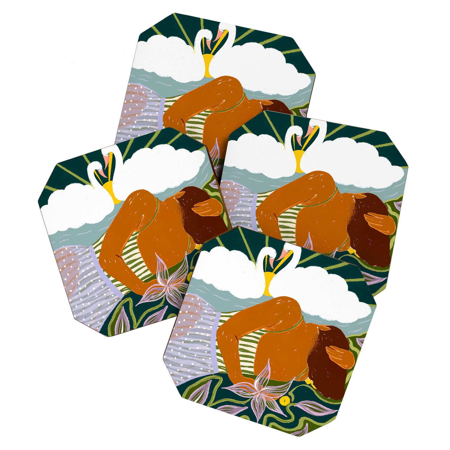 The Dreamer Of Swans Coaster Gallery Image 1