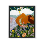 The Dreamer Of Swans Framed Canvas Print Gallery Image 6