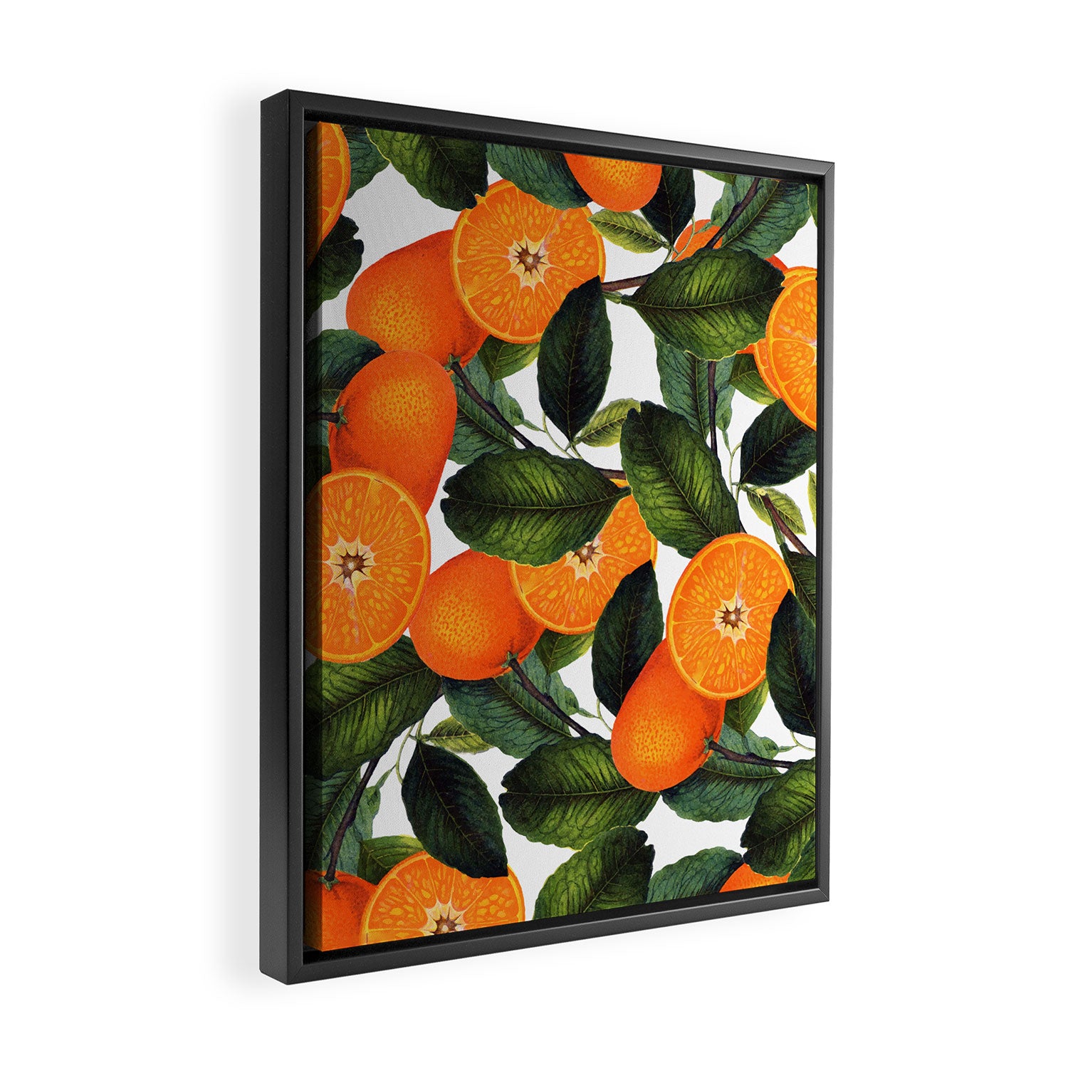 The Forbidden Orange #society6 #decor #buyart Framed Canvas Print Gallery Image 2
