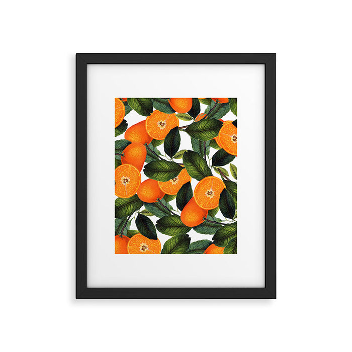 The Forbidden Orange #society6 #decor #buyart Framed Art Print Gallery Image 1
