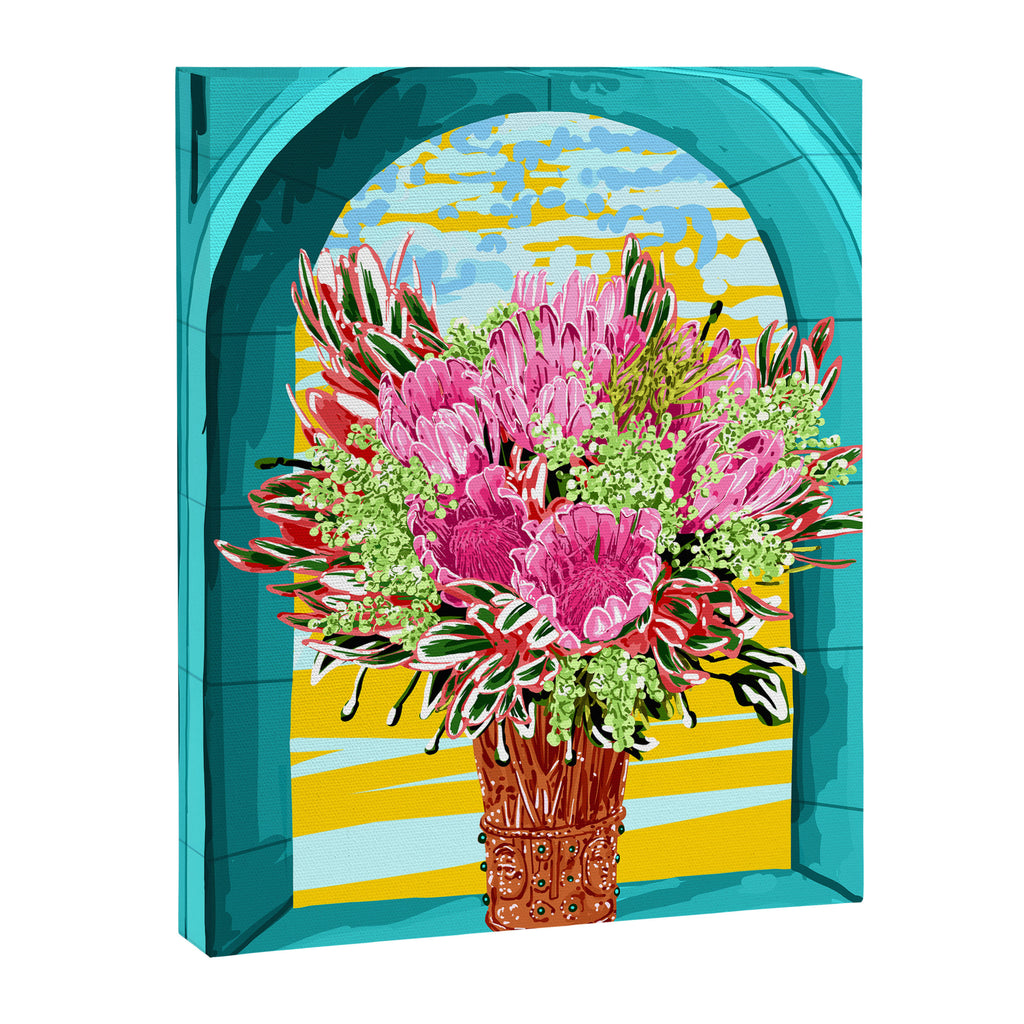The Good Vibes Flower Pot Canvas Print Gallery Image 6