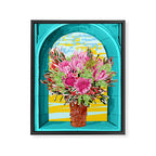 The Good Vibes Flower Pot Framed Canvas Print Gallery Image 6