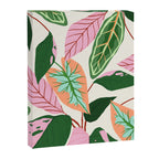 The Inseparable V.01, Nature Botanical Plants, Blush Leaves Modern Boho, Pastel Illustration Garden Canvas Print Gallery Image 6