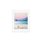 The Island, Pastel Tropical Beach, Travel Nature Landscape, Surrealism Photography Summer Art Print Gallery Image 1
