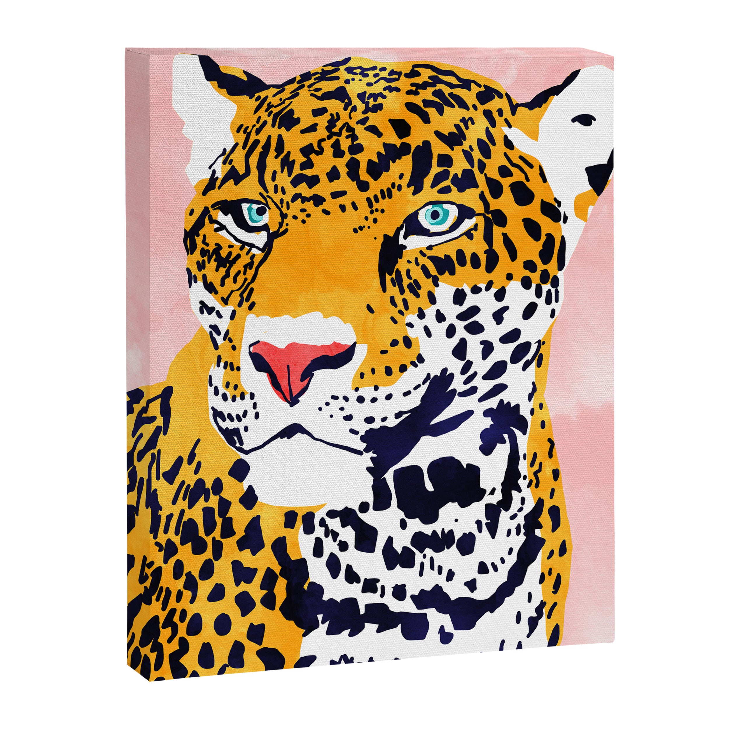 The Leopard Portrait Canvas Print Gallery Image 6