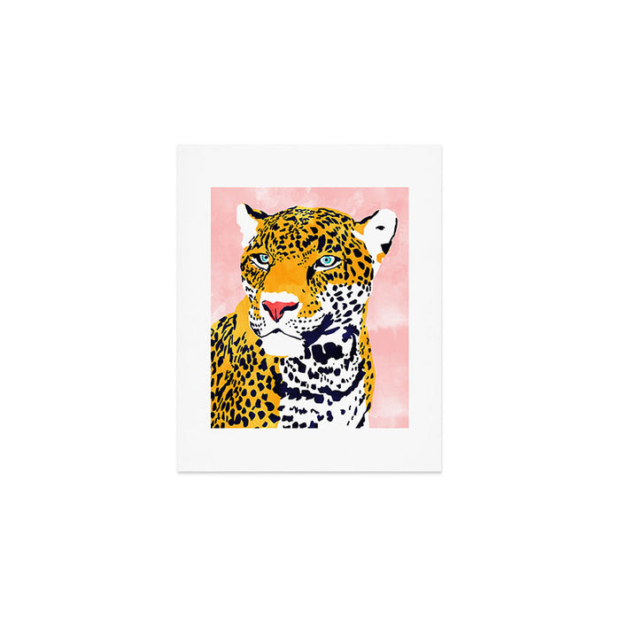 The Leopard Portrait Art Print Gallery Image 1