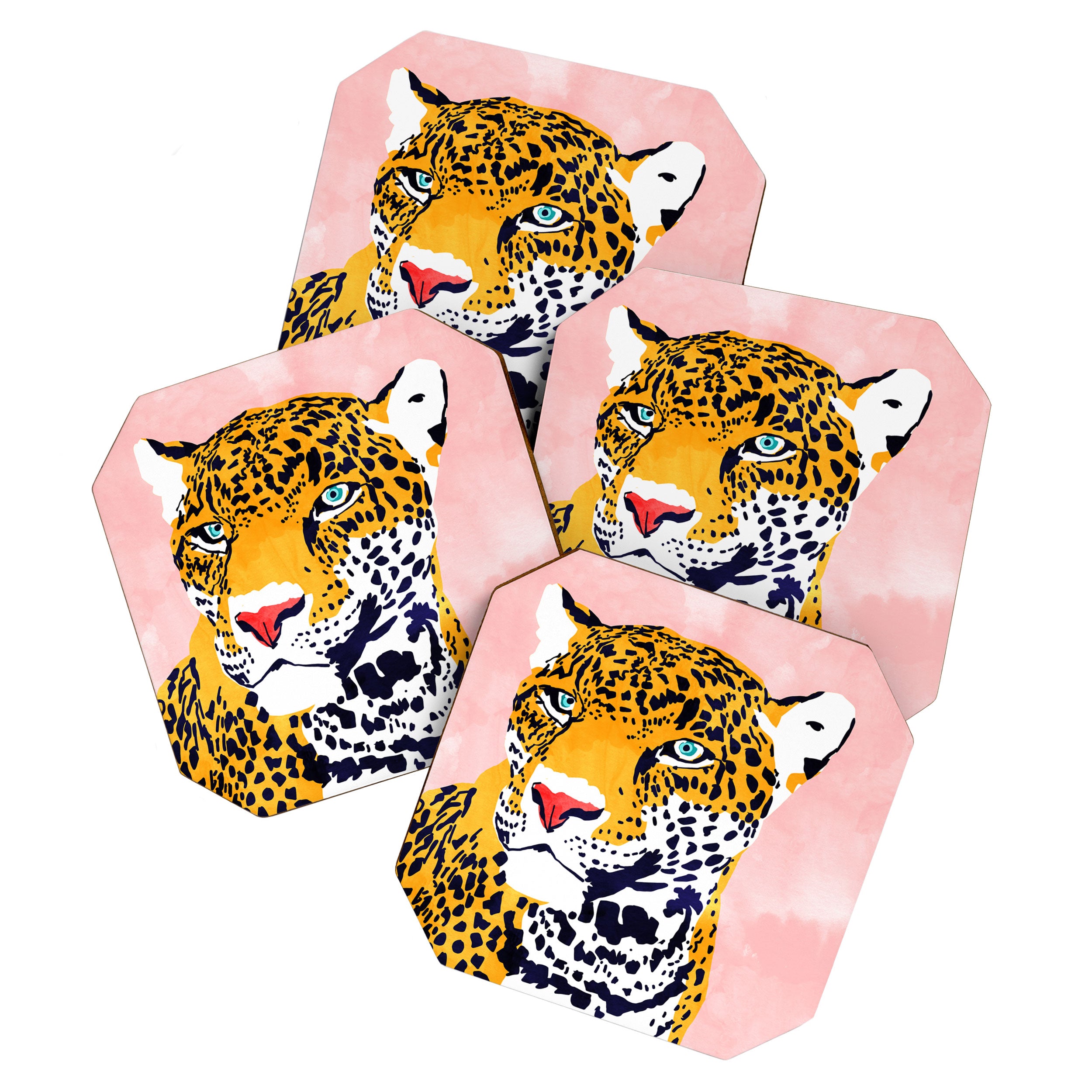 The Leopard Portrait Coaster Gallery Image 1