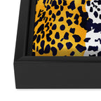 The Leopard Portrait Framed Canvas Print Gallery Image 3