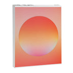 The Light Within, Spiritual Positivity Yoga Aura, Energy Soft Gradient Iridescent Glow, Mindfulness Graphic Design Motivational  Canvas Print Gallery Image 6