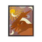 The Moon Dances With Me The Way The Sun Cannot And The Other Way Round Framed Canvas Print Gallery Image 6