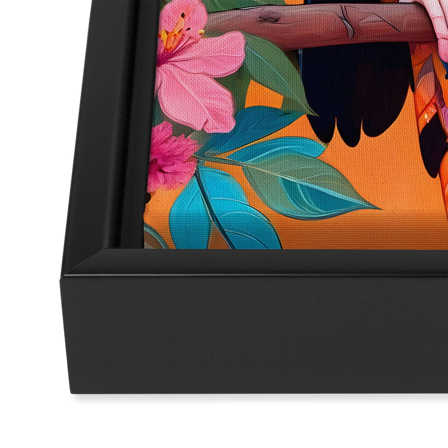 The Parrot Framed Canvas Print Gallery Image 3