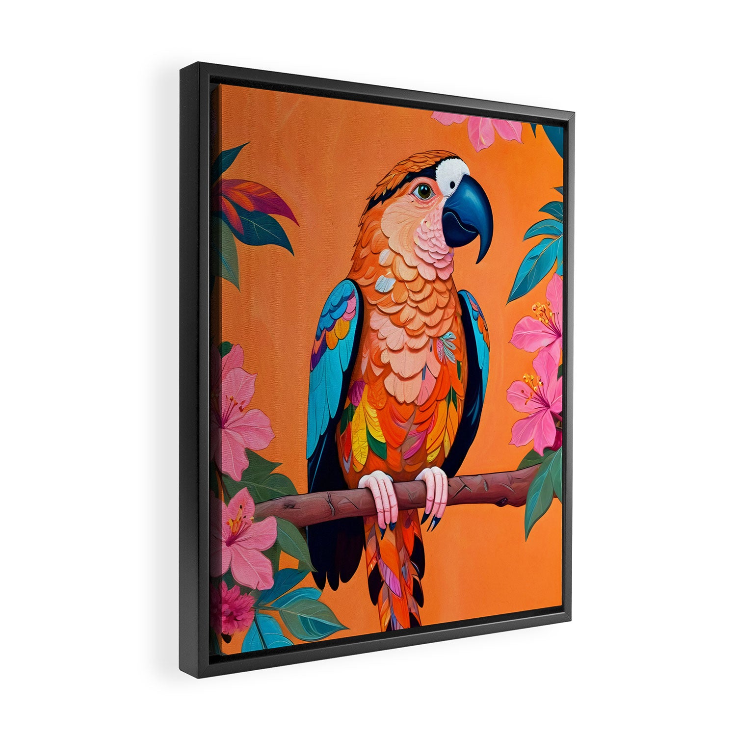The Parrot Framed Canvas Print Gallery Image 2