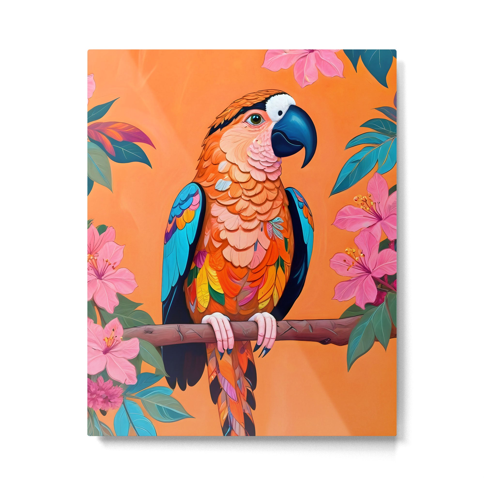 The Parrot Metal Print Gallery Image 4