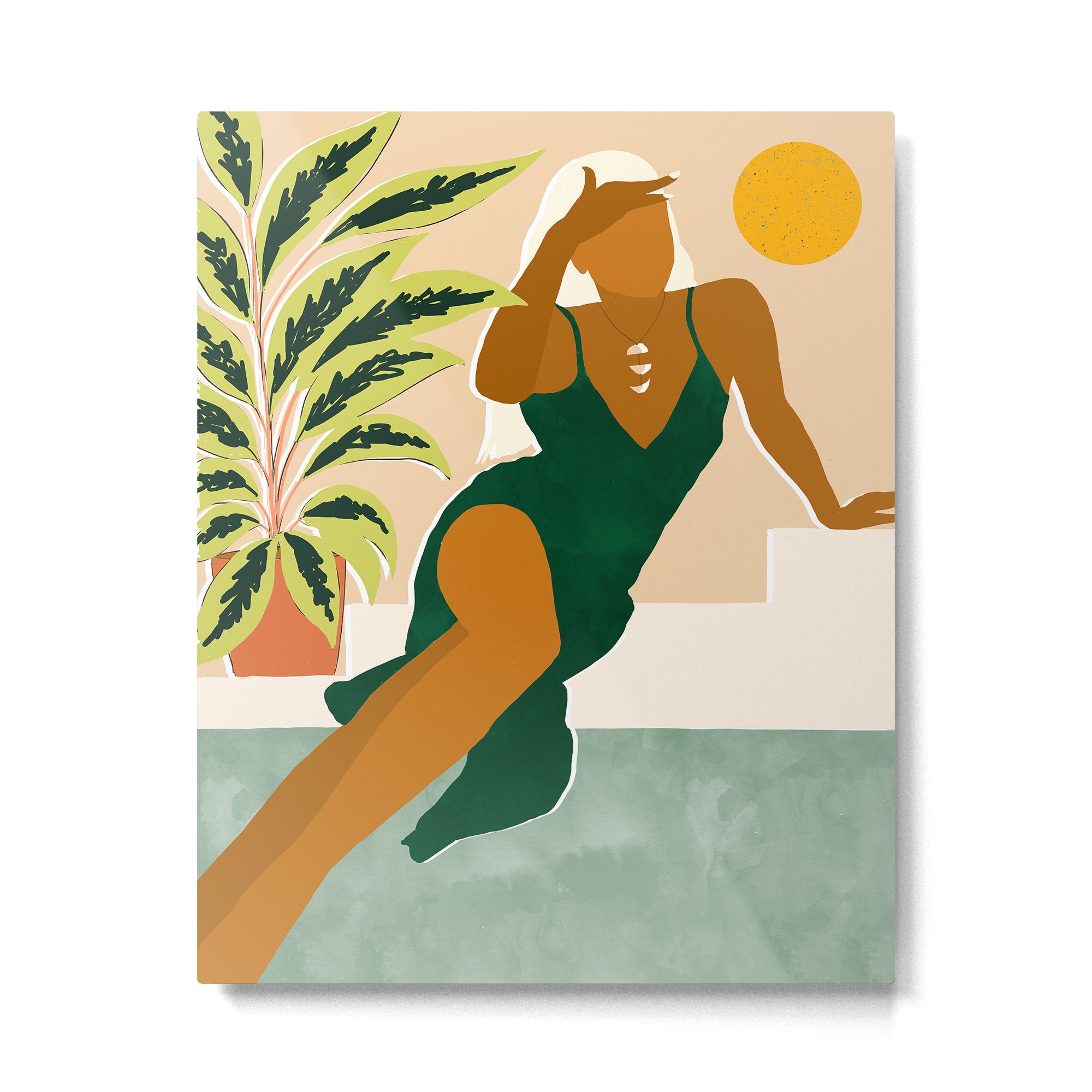 The Wait Is Long But My Dream Of You Does Not End #illustration Metal Print Gallery Image 4