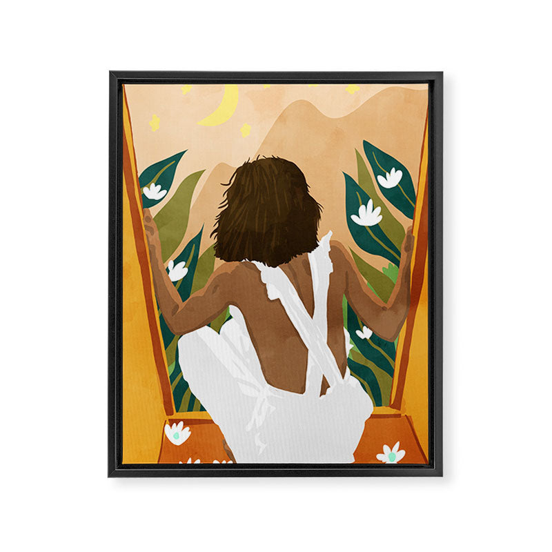 The wild world and a rebel heart Framed Canvas Print Gallery Image 6
