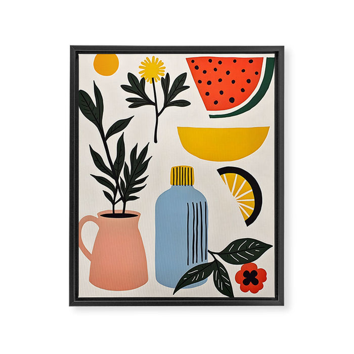 Things of Joy Framed Canvas Print Gallery Image 1