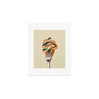 This Too Shall Pasta | Funny Quote Positivity Food Typography, Italian Illustration Noodles Growth Mindset Pastel Painting Art Print Gallery Image 1