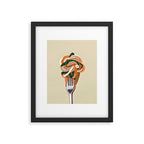 This Too Shall Pasta | Funny Quote Positivity Food Typography, Italian Illustration Noodles Growth Mindset Pastel Painting Framed Art Print Gallery Image 5