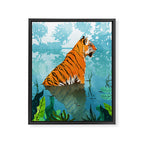 Tiger Creek Framed Canvas Print Gallery Image 6