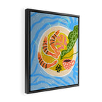 Tiger Shrimp Seafood Platter Framed Canvas Print Gallery Image 2