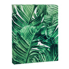 Tropical State of Mind | Watercolor Palm Banana Leaves Painting | Botanical Jungle Bohemian Plants Canvas Print Gallery Image 6