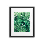 Tropical State of Mind | Watercolor Palm Banana Leaves Painting | Botanical Jungle Bohemian Plants Framed Art Print Gallery Image 5