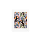 Tucan Garden #pattern #illustration Art Print Gallery Image 1