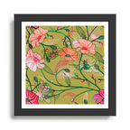 Twinning #illustration #pattern Framed Art Print Gallery Image 1
