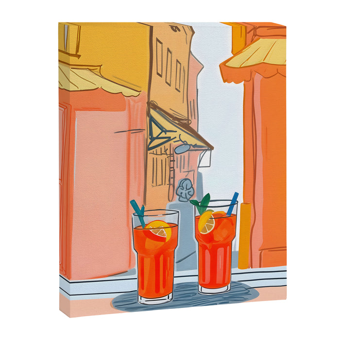 Two Aperols Please Canvas Print Gallery Image 1