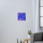 Supercontrast, Pop of Color Ultraviolet Nature, Floral Graphic Design Art Print Gallery Image 3