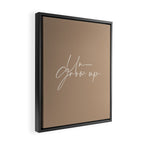 Un-Grow Up Framed Canvas Print Gallery Image 2