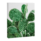 Velvet Cactus | Watercolor Botanical Plants | Minimal Boho Scandinavian Painting Canvas Print Gallery Image 6