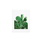 Velvet Cactus | Watercolor Botanical Plants | Minimal Boho Scandinavian Painting Art Print Gallery Image 1