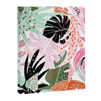 Veronica, Tropical Eclectic Bold Monstera Palm Illustration Nature Modern Colorful Jungle Canvas Print Gallery Image 6