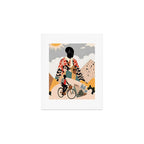 Virat Roop, Unimaginable Power God Divine Collage, Outdoors Adventure Travel Mountains, Nature Landscape Black Person Cycling Graphic Art Print Gallery Image 1