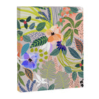 Wander, Floral Colorful Summer Modern Bohemian Illustration, Nature Blush Botanical Tropical Garden Canvas Print Gallery Image 6