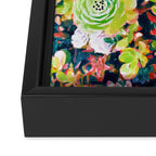 Watercolor Succulents Framed Canvas Print Gallery Image 3