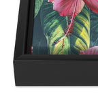 Wild Hibiscus #society6 #decor #buyart Framed Canvas Print Gallery Image 3