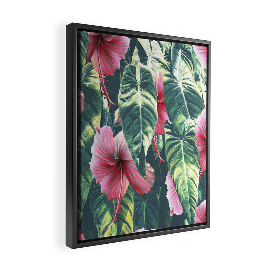 Wild Hibiscus #society6 #decor #buyart Framed Canvas Print Gallery Image 2