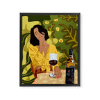 Wine is the answer. What was the question? Framed Canvas Print Gallery Image 6