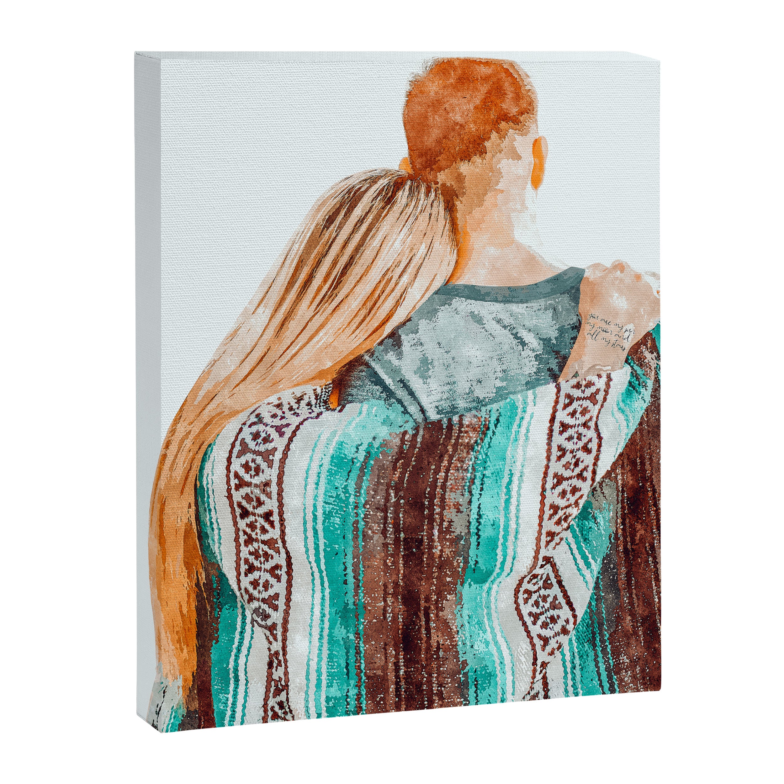 You Are My Sun, My Moon & All My Stars #painting #illustration Canvas Print Gallery Image 6