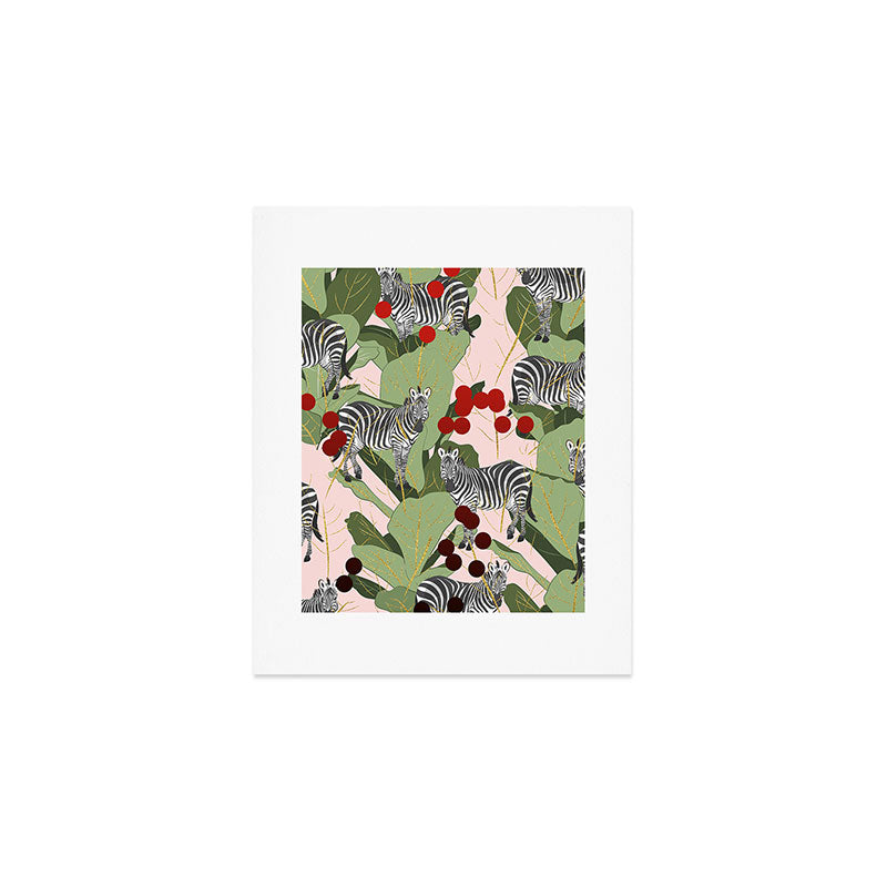 Zebra Harem #society6 #decor #buyart Art Print Gallery Image 1