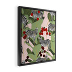 Zebra Harem #society6 #decor #buyart Framed Canvas Print Gallery Image 2