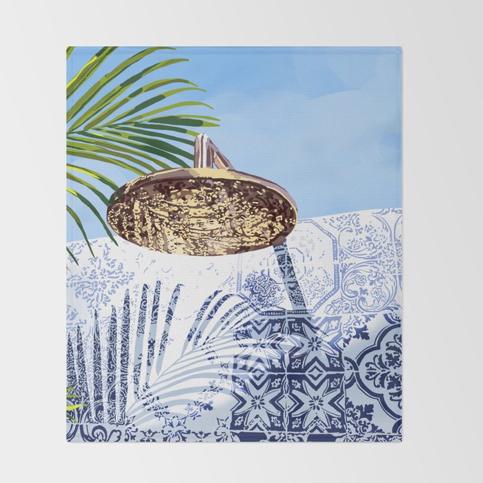 Tropical Shower Throw Blanket Gallery Image 2