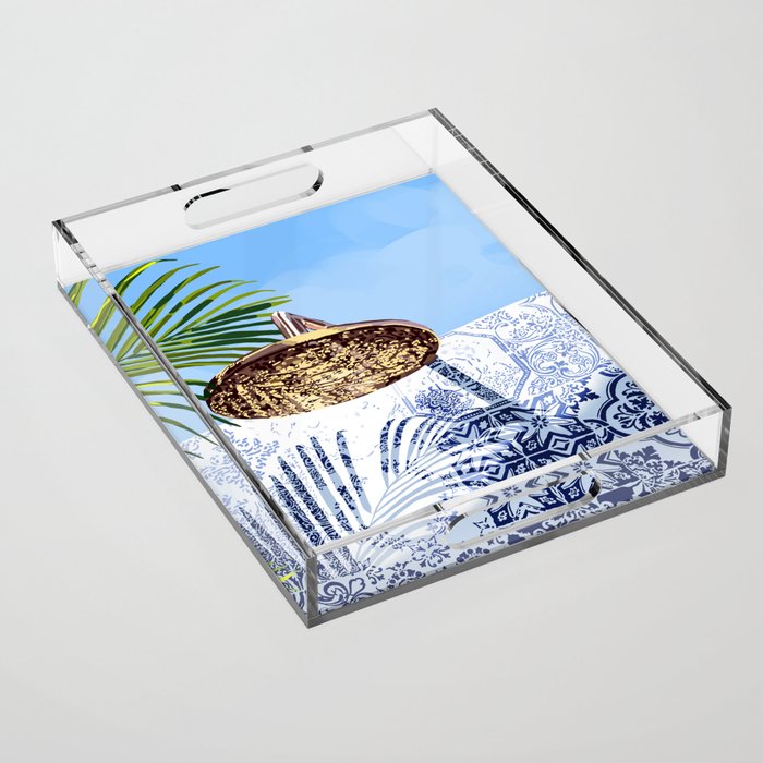 Tropical Shower Acrylic Tray Gallery Image 1